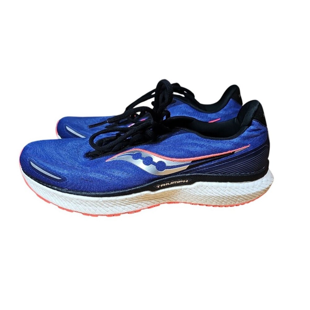Saucony Men's Triumph 19 Running Shoes SAPPHRE/VIZIRED Size 12 US